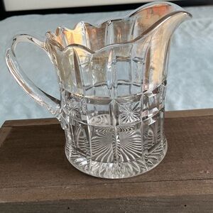 Elegant Clear Glass Pitcher